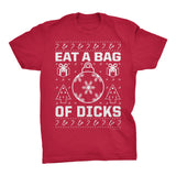 Eat a Bag of Dicks Funny Christmas t-shirt - Red