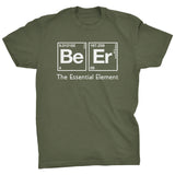 Beer Elements men shirt in Military Green