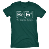 Beer Elements women shirt in Forest Green