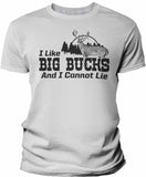 Big Bucks Landscape Men's hunting t-shirt - White