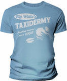 Big Willies Taxidermy men shirt in Carolina Blue