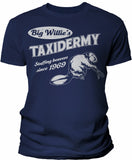 Big Willies Taxidermy men shirt in Navy