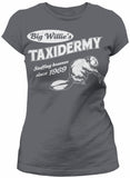 Big Willies Taxidermy women shirt in Charcoal