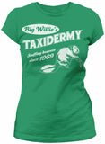 Big Willies Taxidermy women shirt in Kelly Green