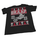 BRAAP Dirt Bike Motocross Christmas t-shirt - additional product image