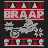 BRAAP Dirt Bike Motocross Christmas t-shirt - additional product image