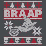 BRAAP Dirt Bike Motocross Christmas t-shirt - additional product image