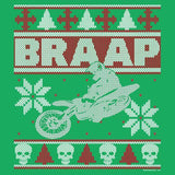 BRAAP Dirt Bike Motocross Christmas sweatshirt - additional product image
