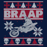 BRAAP Dirt Bike Motocross Christmas long sleeve shirt - additional product image