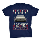 1967-1972 Chevy C10 Glamour Christmas t-shirt - Navy