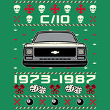 1973-1987 Chevy C10 Square Body Christmas sweatshirt - additional product image