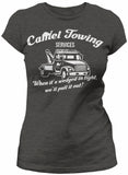 Camel Towing women shirt in Dark Heather