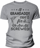 If Grandaddy Can't Fix It shirt in Sport Grey