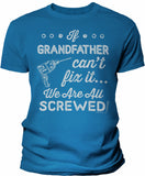 If Grandfather Can't Fix It shirt in Sapphire