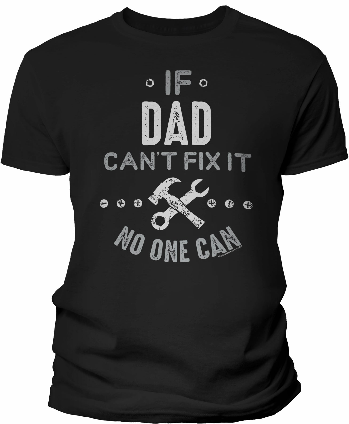 If Dad Can't Fix It shirt in Black