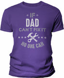 If Dad Can't Fix It shirt in Purple