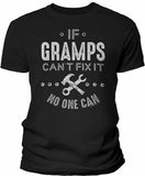 If Gramps Can't Fix It shirt in Black