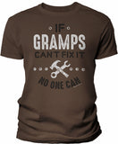 If Gramps Can't Fix It shirt in Dark Chocolate
