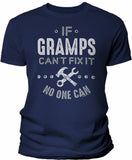 If Gramps Can't Fix It shirt in Navy