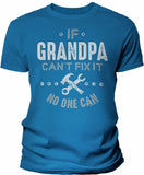 If Grandpa Can't Fix It shirt in Sapphire