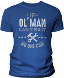 If Ol' Man Can't Fix It shirt in Royal