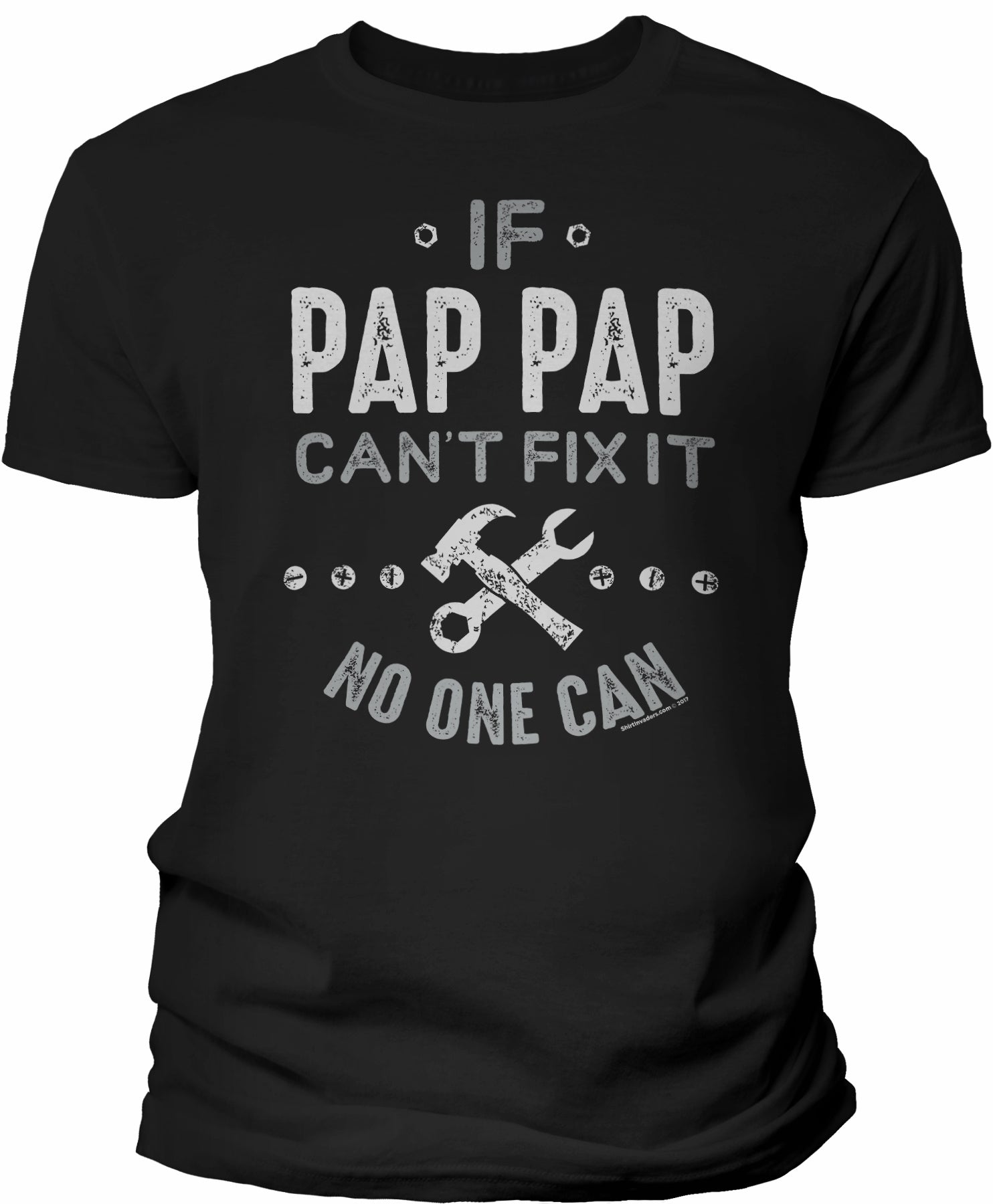 If PapPap Can't Fix It shirt in Black