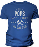 If Pops Can't Fix It shirt in Royal