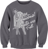 Cousin Eddie Shitter Was Full Christmas sweatshirt - Charcoal