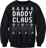 Daddy Claus Funny Christmas sweatshirt - Black