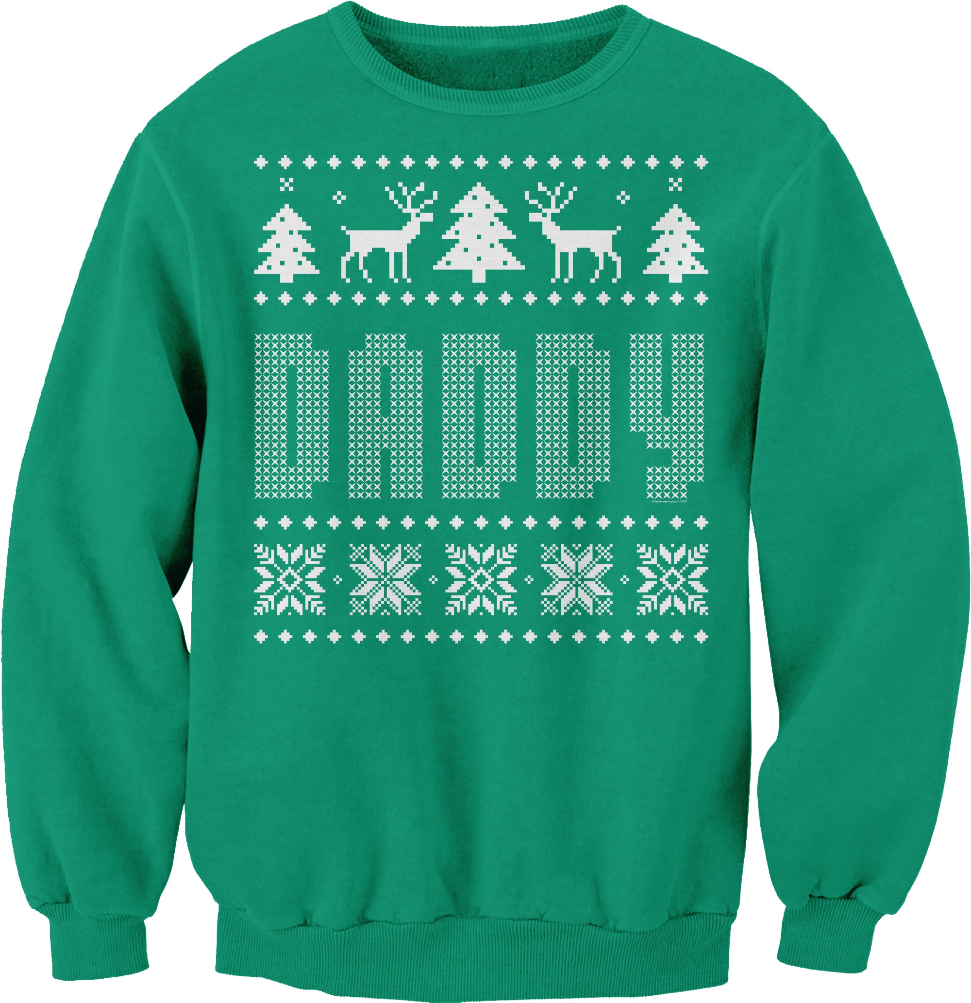 Daddy Funny Christmas sweatshirt - Kelly