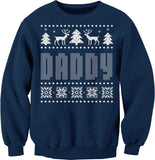 Daddy Funny Christmas sweatshirt - Navy