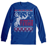 Oh What Fun Dirt Bike Christmas long sleeve shirt - Royal