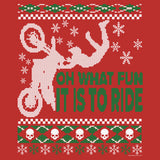 Oh What Fun Dirt Bike Christmas t-shirt - additional product image