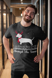 Dachshund Through the Snow Rudolph Christmas t-shirt - additional product image