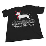 Dachshund Through the Snow Rudolph Christmas t-shirt - additional product image