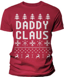 Daddy Claus Funny Christmas t-shirt - Red