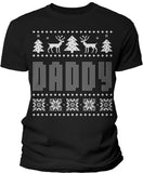 Daddy Funny Christmas t-shirt - Black