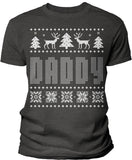 Daddy Funny Christmas t-shirt - Dark Heather
