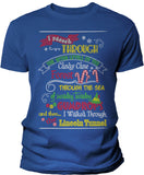 Elf Map Christmas t-shirt - Royal