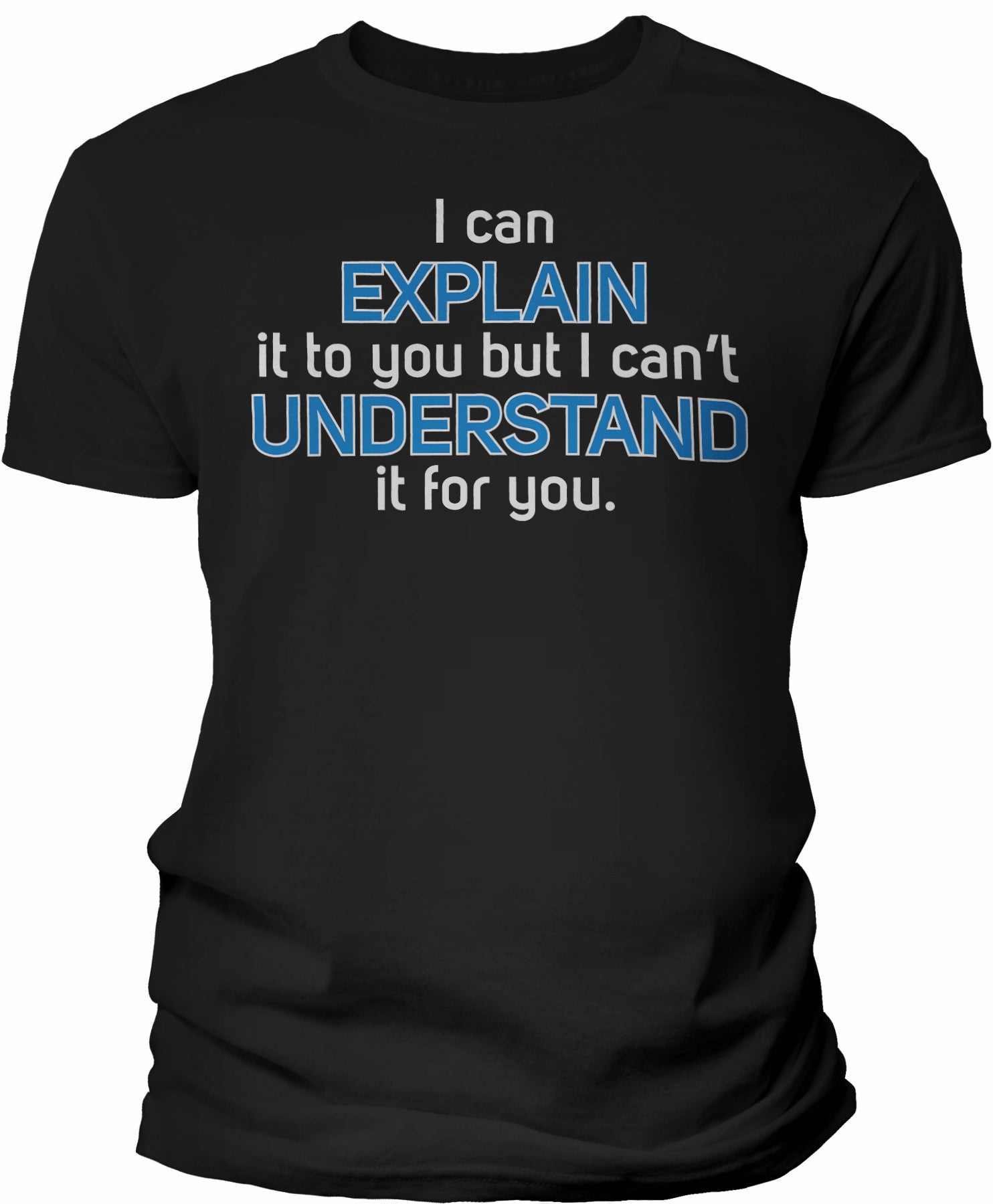 Men's Engineer's Motto shirt in Black