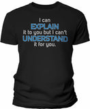 Men's Engineer's Motto shirt in Black