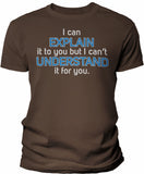 Men's Engineer's Motto shirt in Dark Chocolate