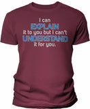 Men's Engineer's Motto shirt in Maroon