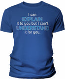 Men's Engineer's Motto shirt in Royal