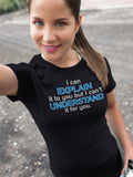 Women's Engineer's Motto shirt detail
