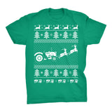 Tractor Farmer Christmas t-shirt - Kelly