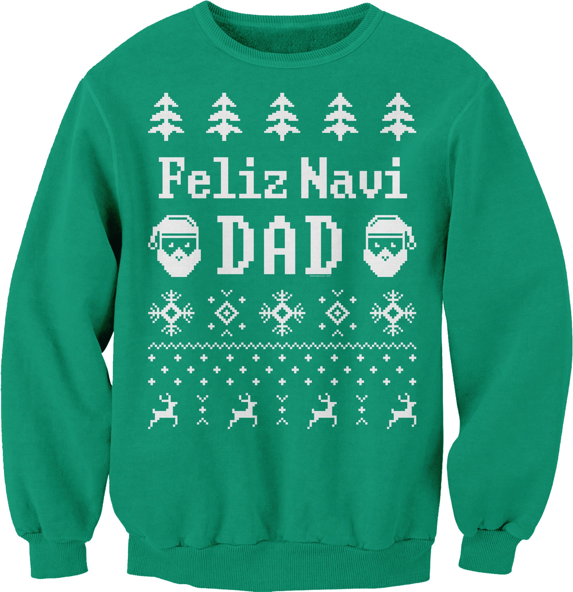 Feliz Navi Dad Christmas sweatshirt - Kelly