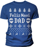 Feliz Navi Dad Christmas t-shirt - Royal
