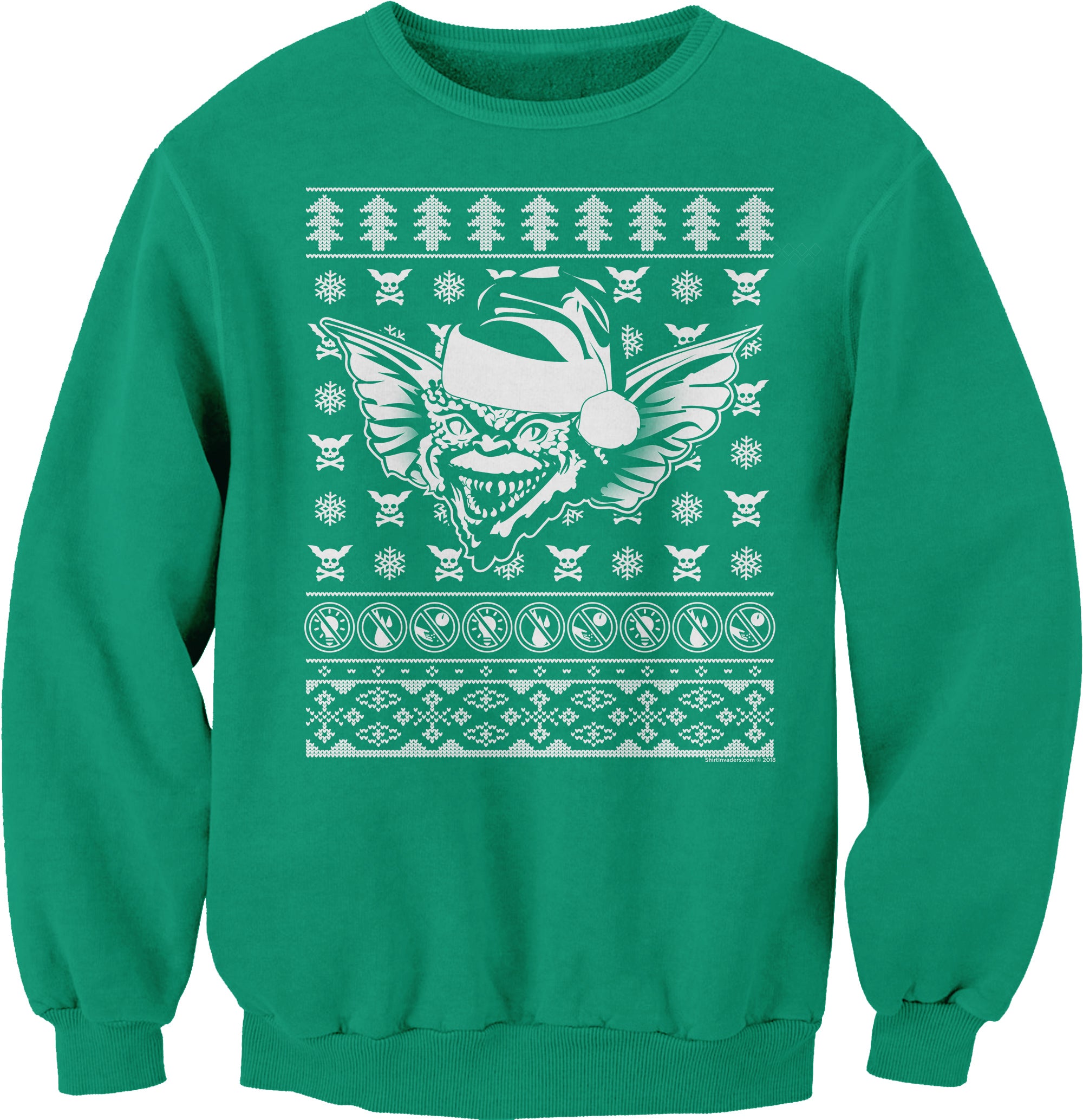 Gremlins Christmas sweatshirt - Irish Green