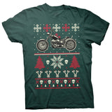 Gear Head Biker Motorcycle Christmas t-shirt - Forest